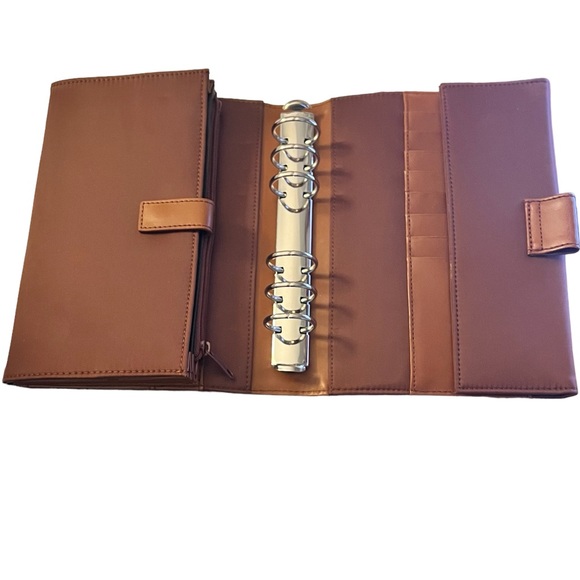 Piquadro Leather/Nylon Agenda Planner Organizer - Picture 1 of 8